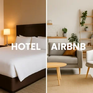 Hotel ou Airbnb para viagens longas