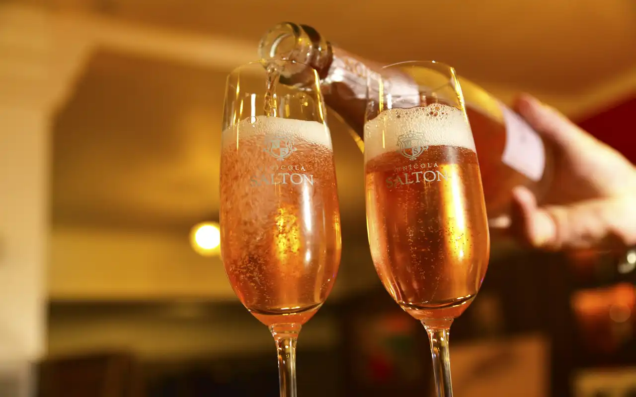 Vinhos da Vinícola Salton em Bento