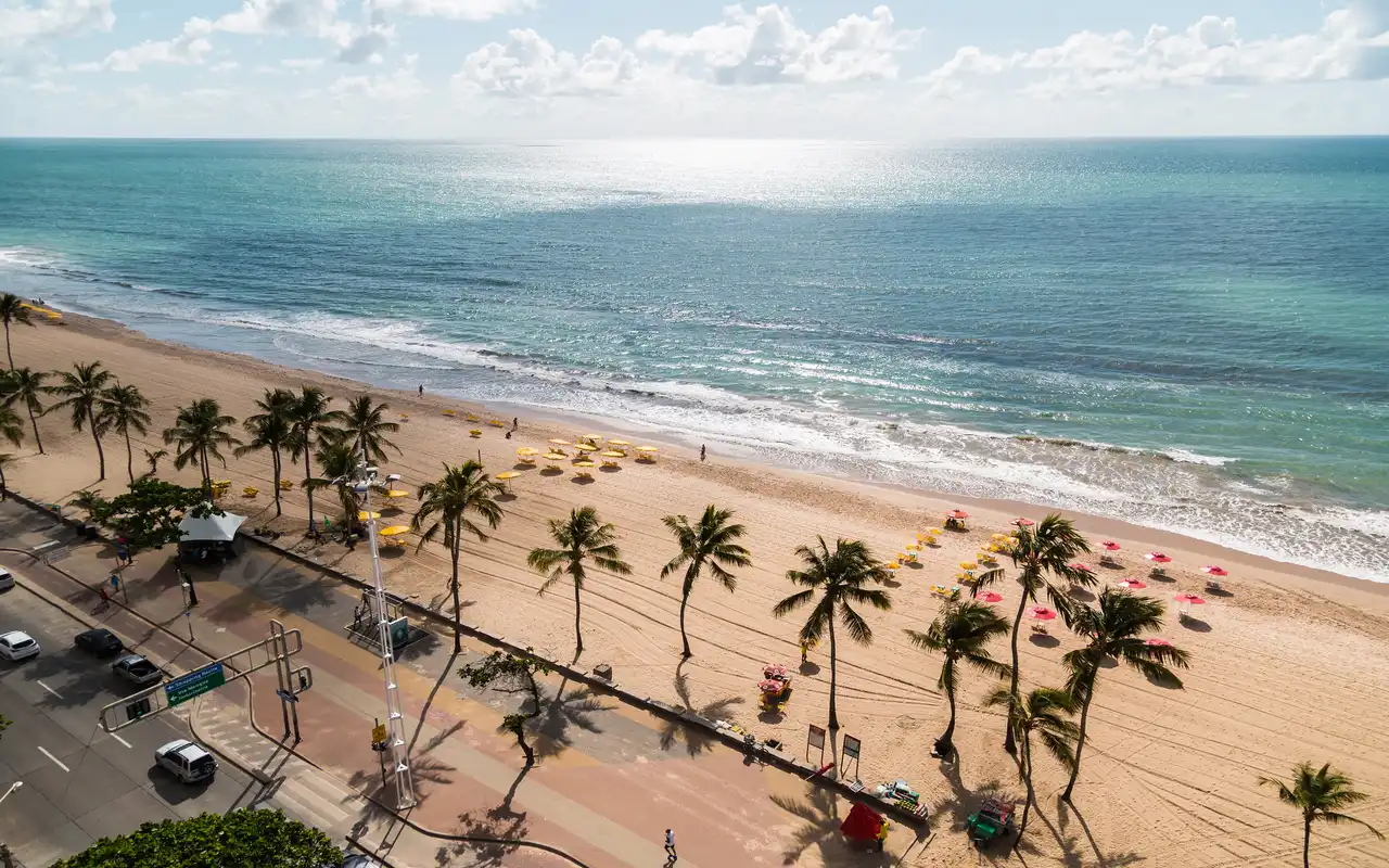 Praia de Boa Viagem em Recife