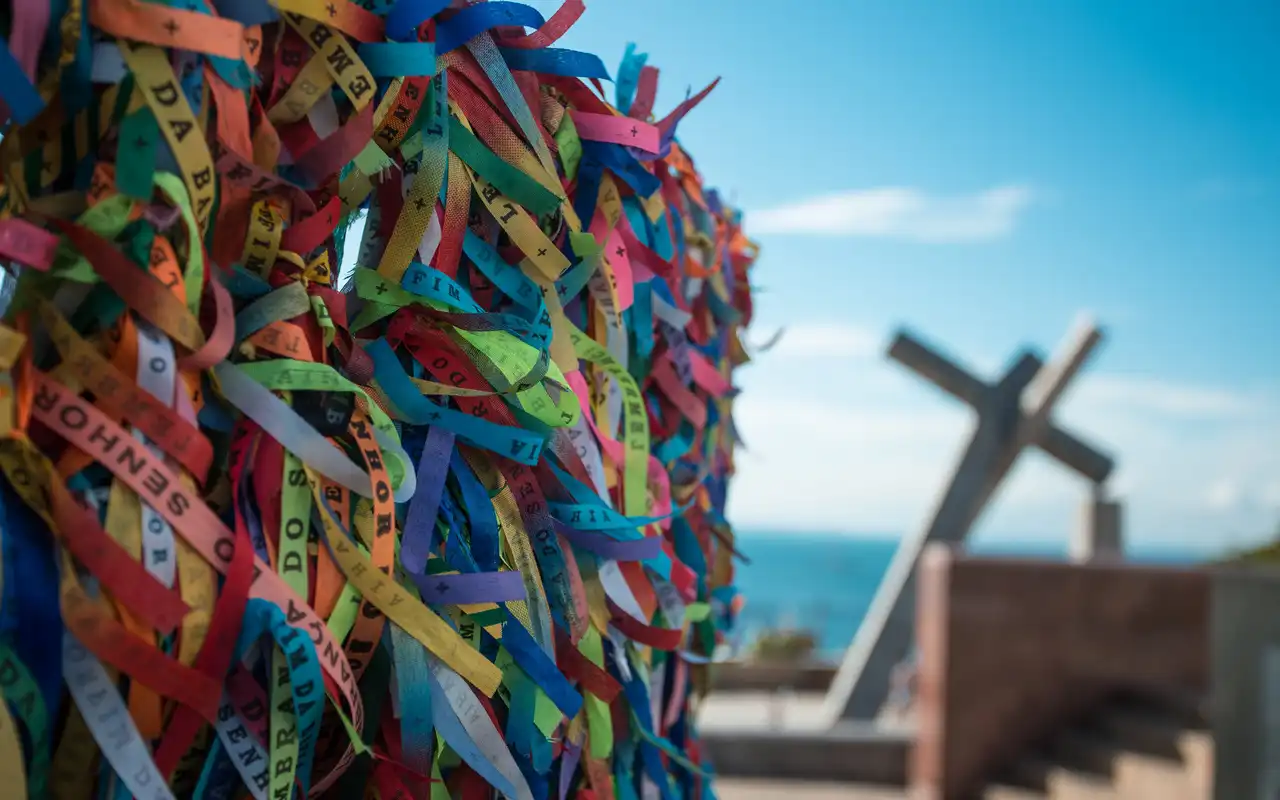 Famosas fitinhas no Pelourinho em Salvador