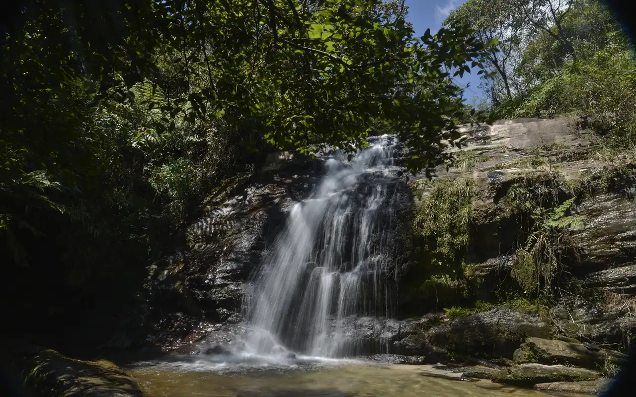 Cachoeira em Lavras Novas, distrito de Ouro Preto