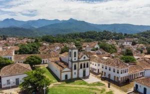 Vista aérea da cidade de Paraty