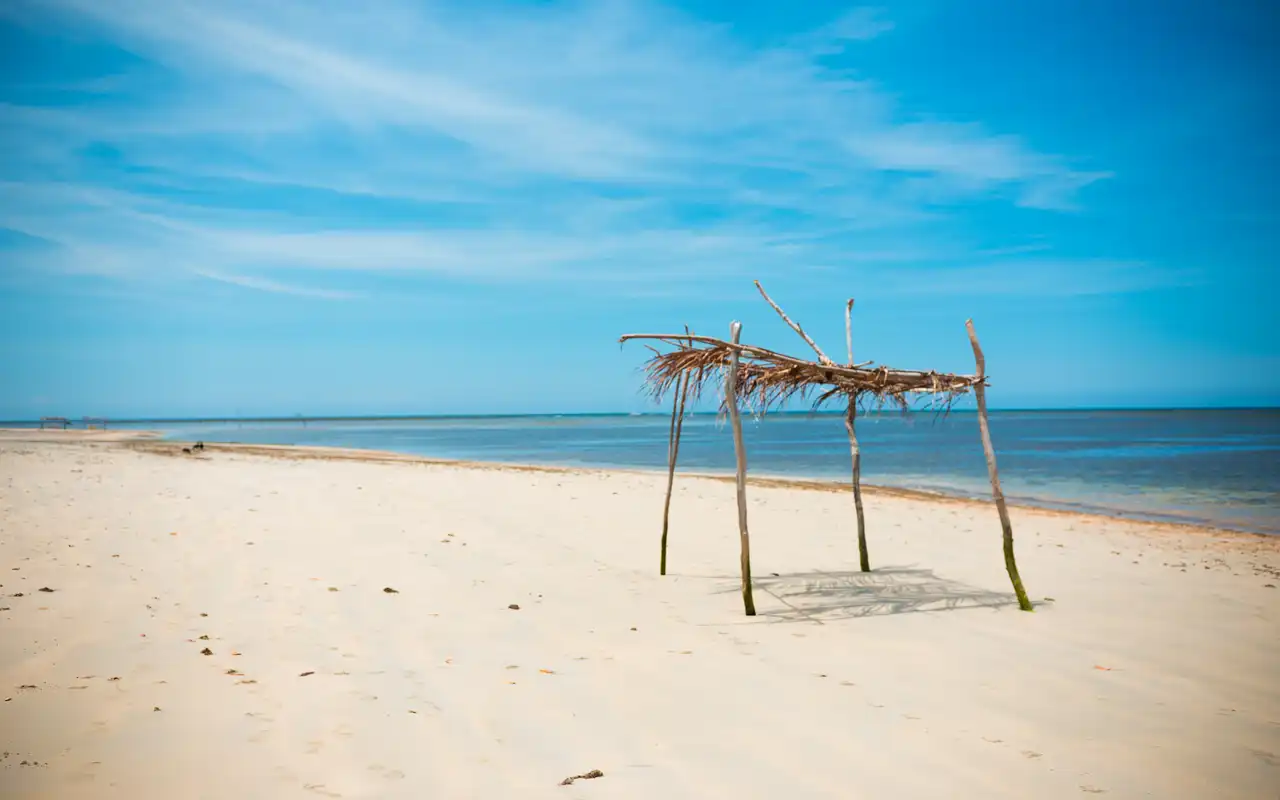 Natureza intocada e mar sereno na isolada Quinta Praia, também conhecida como Praia do Encanto
